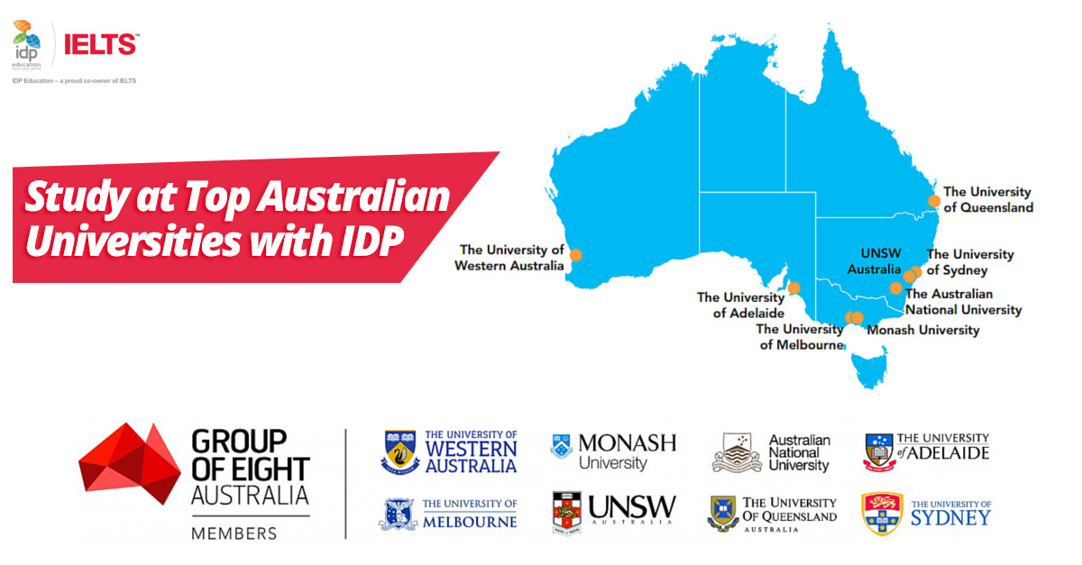 มหาวิทยาลัย Group of Eight ข้อมูลสำหรับเรียนต่อประเทศออสเตรเลีย
